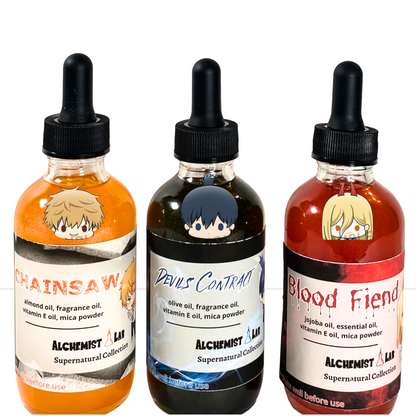 Chainsaw Man Body Oil Set